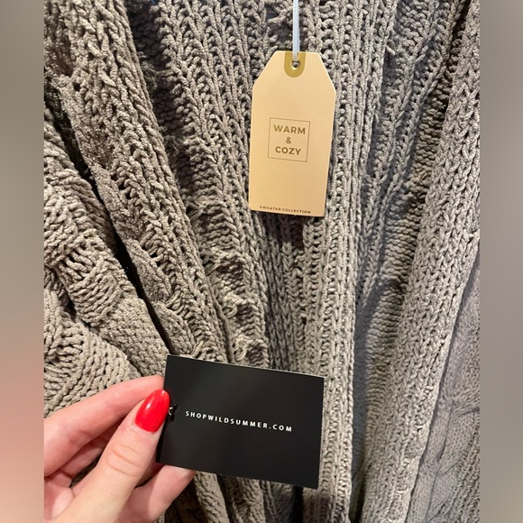 Love Tree Chunky Knit Cardigan - Picture 5 of 8